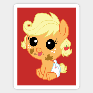 Messy Baby Applejack Magnet